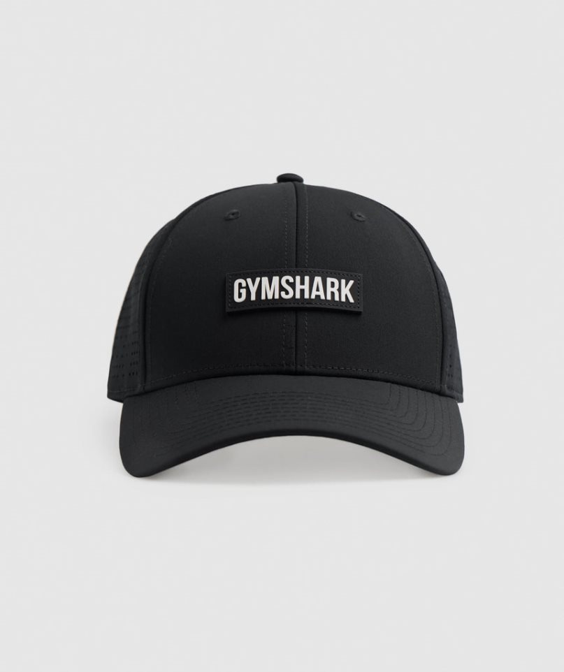 Czapki Gymshark Mesh Snapback Czarne | PL 386VGQ